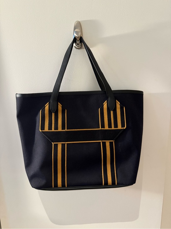 Hermes Handbags - HERMES Pursangle Tote Black Mint Excellent Condition with dustbag